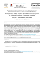 Development of LSTM-attention-based microelectronic systems for enhanced greenhouse temperature prediction