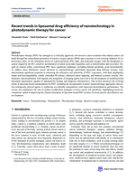 Recent trends in liposomal drug efficiency of nanotechnology in photodynamic therapy for cancer