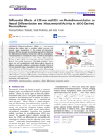 Differential effects of 825 nm and 525 nm photobiomodulation on neural differentiation and mitochondrial activity in ADSC-Derived neurospheres