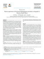 Patient experiences of the hysterosalpingogram procedure at hospitals in Pretoria, South Africa