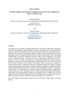 The role of digital transformation in bridging the gender pay gap : A bibliometric review of global trends