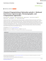 Chemical fingerprinting of spiranthes spiralis L. Methanol seed extract : Spectroscopic, chromatographic, and computational approaches