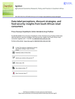 Date-label perceptions, discount strategies, and food security: insights from South African retail consumers