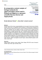 A comparative content analysis of biology textbooks for upper-secondary school used in Finland and Nigeria to represent scientific-literacy themes and inquiry-levels