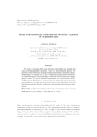 Some topological properties of some classes of submodules