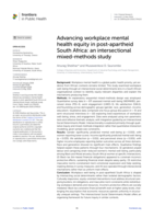 Advancing workplace mental health equity in post-apartheid South Africa : an intersectional mixed-methods study