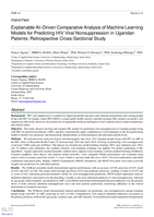 Explainable AI-driven comparative analysis of machine learning models for predicting HIV viral nonsuppression in Ugandan patients : Retrospective cross-sectional study