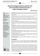 Dynamic linkages between systemic risk and real-estate investment trusts in major emerging markets