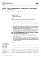 Indoor radon exposure among schoolchildren : A systematic review of risk factors