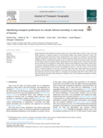 Identifying transport preferences in a South African township : A case study of Soweto