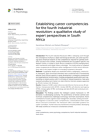 Establishing career competencies for the fourth industrial revolution: a qualitative study of expert perspectives in South Africa