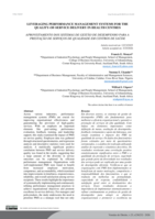 Leveraging performance management systems for the quality-of-service delivery in health centres 