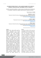 Macroeconomic policy and labour market outcomes in Nigeria : participation and productivity evidence