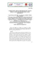 Completion of PhD programs and its implications for higher education efficiency