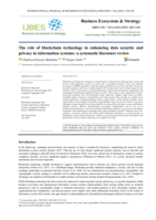 The role of blockchain technology in enhancing data security and privacy in information systems : a systematic literature review