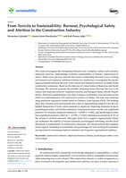 From toxicity to sustainability : Burnout, psychological safety and attrition in the construction industry