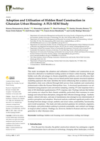 Adoption and Utilisation of Hidden Roof Construction in Ghanaian Urban Housing: A PLS-SEM Study