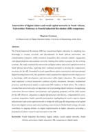 Intersection of digital culture and social capital networks in South African universities : Pathways to Fourth Industrial Revolution (4IR) competence