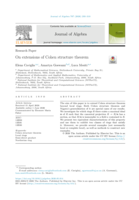 On extensions of Cohen structure theorem