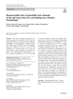 Human health risks of potentially toxic elements in the soil-crop system of a coal mining area, Moatize, Mozambique