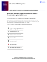 AI-driven business model innovation in service industries : a systematic review