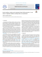 Social auxiliary workers and community-based child protection: A case study of orphaned children awaiting foster care placement