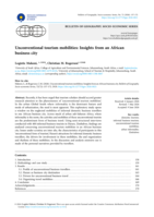 Unconventional tourism mobilities : insights from an African business city