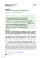 Climate risk perceptions in urban tourist destinations of Zimbabwe