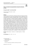 Stress-consistent macroprudential overlay for derivative pricing