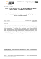 Inter-and intra-religious tolerance, social stability, and economic performance in Nigeria