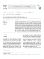 Social entrepreneurship in sustainable waste management : a potential driver of JET in the South African space