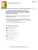 Co-creating equitable, diverse and inclusive tourism: from race and ethnicity to a broader EDIB research agenda