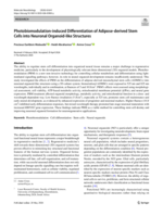 Photobiomodulation-induced differentiation of adipose-derived stem cells into neuronal organoid-like structures