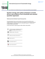 Nuclear energy and carbon emissions in South Africa : new evidence from threshold and wavelet quantile regression