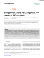 Anti‐Inflammatory potential of key phytochemicals from Humboldtia sanjappae : in vivo studies and molecular docking with MM‐GBSA analysis
