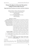 Ubuntu paradigm for afrocentric research in indigenous knowledge systems : supporting school transitions for learners with down syndrome