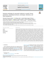 Extrusion technology for mycotoxin reduction in cereals: Process parameters, technological advances, advantages, limitations, and future perspectives