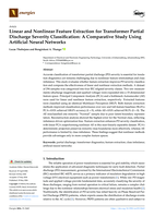 Linear and nonlinear feature extraction for transformer partial discharge severity classification : a comparative study using artificial neural networks