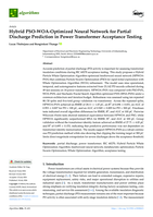 Hybrid PSO-WOA-optimized neural network for partial discharge prediction in power transformer acceptance testing
