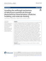 Unveiling the antifungal mechanisms of Helichrysum essential oils through phytochemical characterization, predictive modeling, and molecular docking