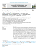 Quantifying fragile carbon balance by multiple remote sensing based vegetation optical depth datasets