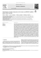 Determination of methyl orange dye in river water at au/MWCNT modified glassy carbon electrode