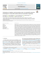 Valorisation of raspberry seed processing waste via sustainable extraction technologies for clean-label antimicrobial and antioxidant ingredients