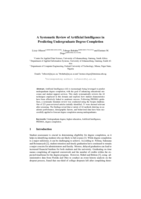 A systematic review of artificial intelligence in predicting undergraduate degree completion