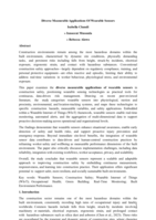 Diverse measurable applications of wearable sensors