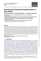 Services-led structural transformation in East Africa