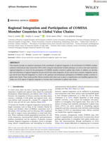 Regional integration and participation of COMESA member countries in global value chains