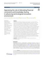 Appraising the role of alleviating financial constraints and knowledge sharing in advancing technological innovation environment