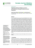 Exploring artificial intelligence-driven photodynamic therapy to advance cancer treatment