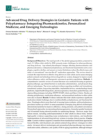 Advanced drug delivery strategies in geriatric patients with polypharmacy : integrating pharmacokinetics, personalized medicine, and emerging technologies